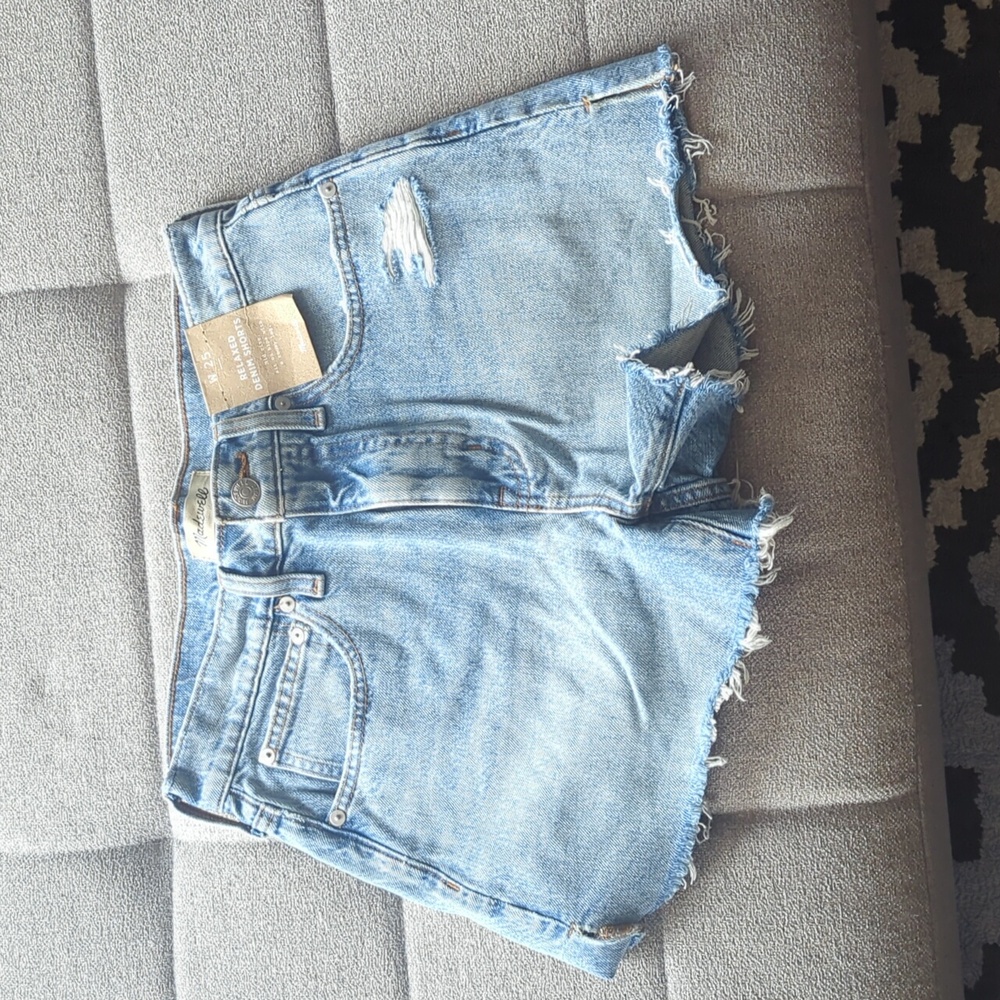 Madewell Light Wash Relaxed Denim Women's Shorts Size 25